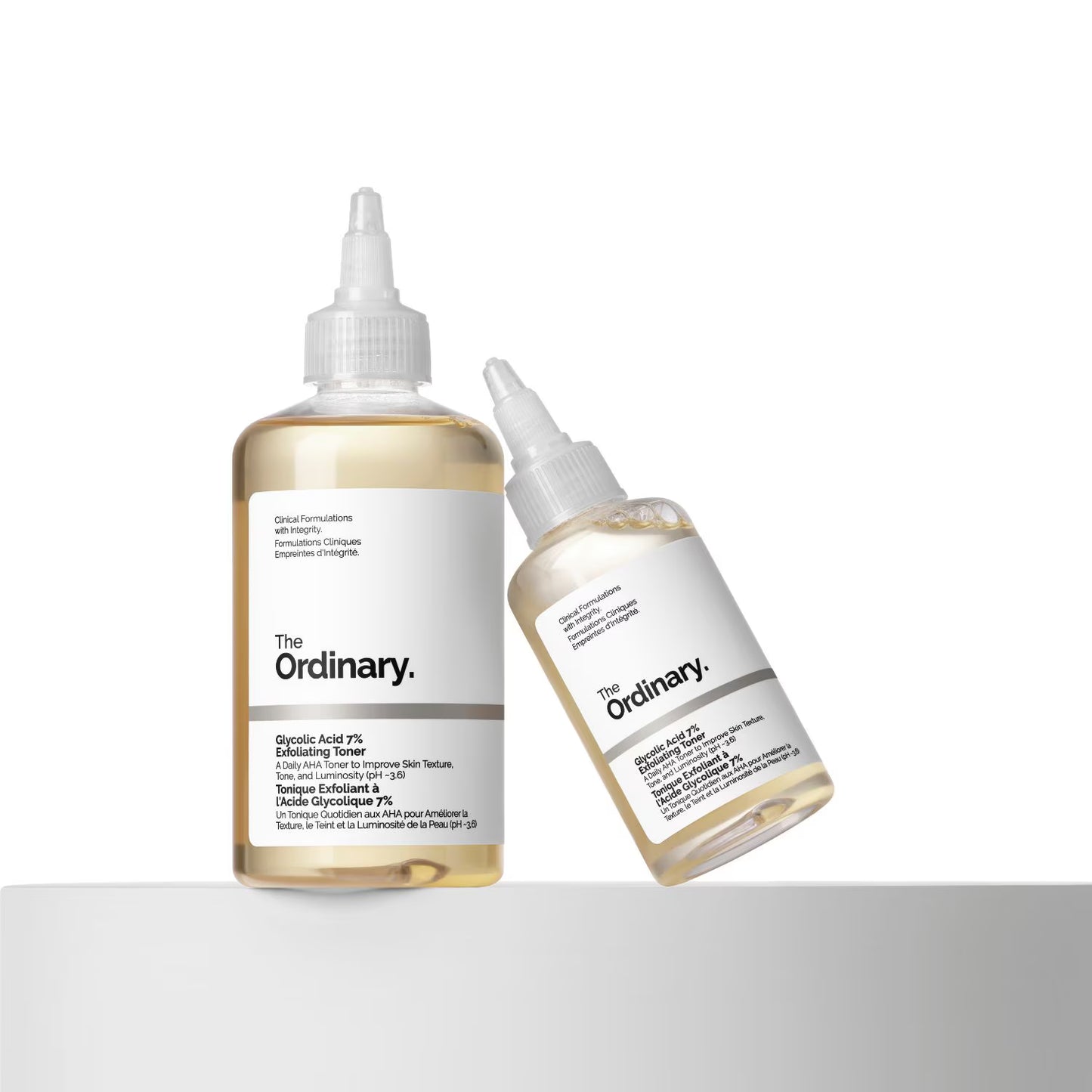 The Ordinary Set x2 Ácido Glicólico 240ml + 100ml