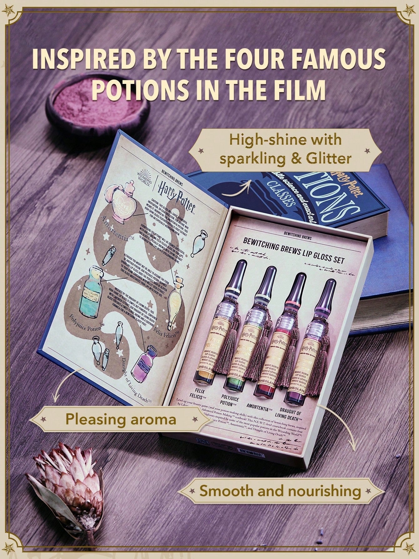 Sheglam Harry Potter™ X SHEGLAM Bewitching Brews Lip Gloss Set