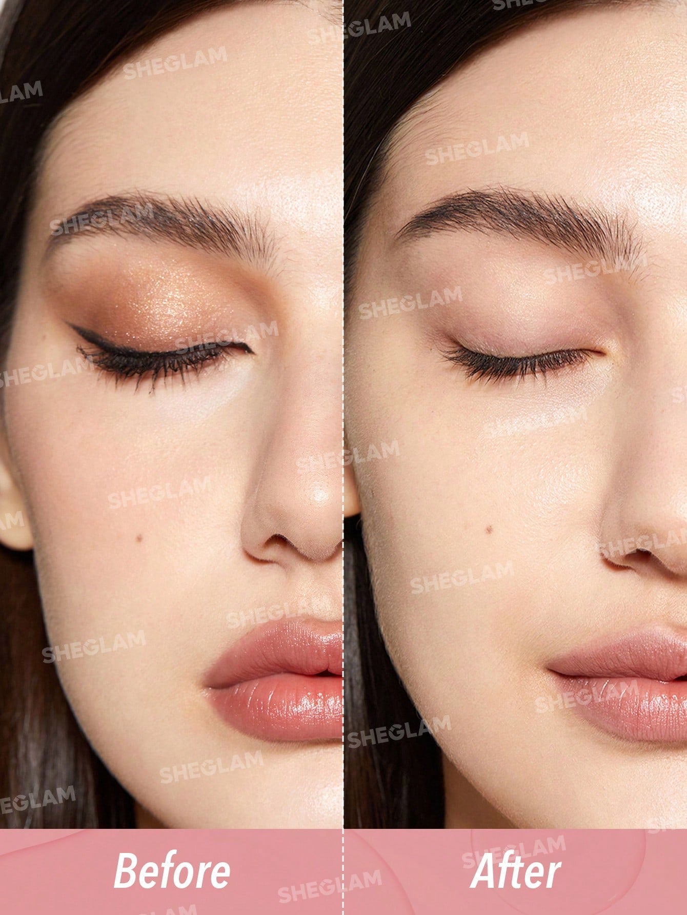 Sheglam Clear Away Eye & Lip Makeup Removedor de maquillaje
