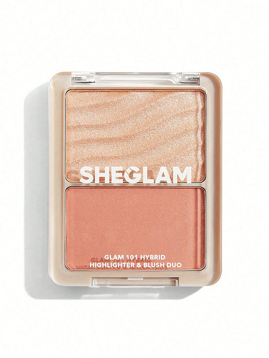 Glam 101 Hybrid Highlighter & Blush Duo - Rubor Duo