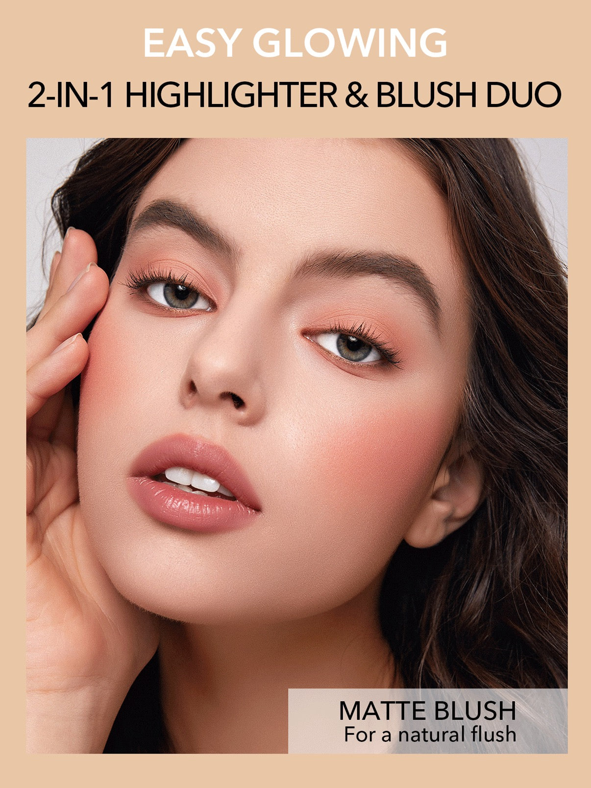 Glam 101 Hybrid Highlighter & Blush Duo - Rubor Duo