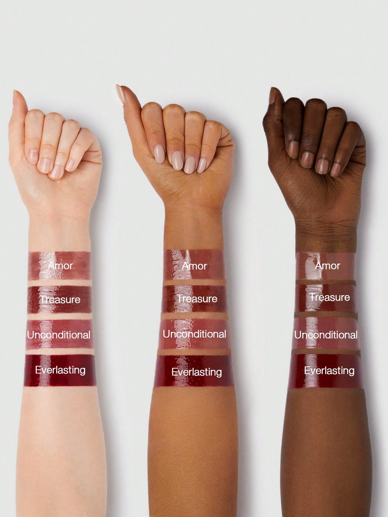 Sheglam Ember Rose Immortal Love Nourishing Lip Gloss Set - Set de Labiales x4