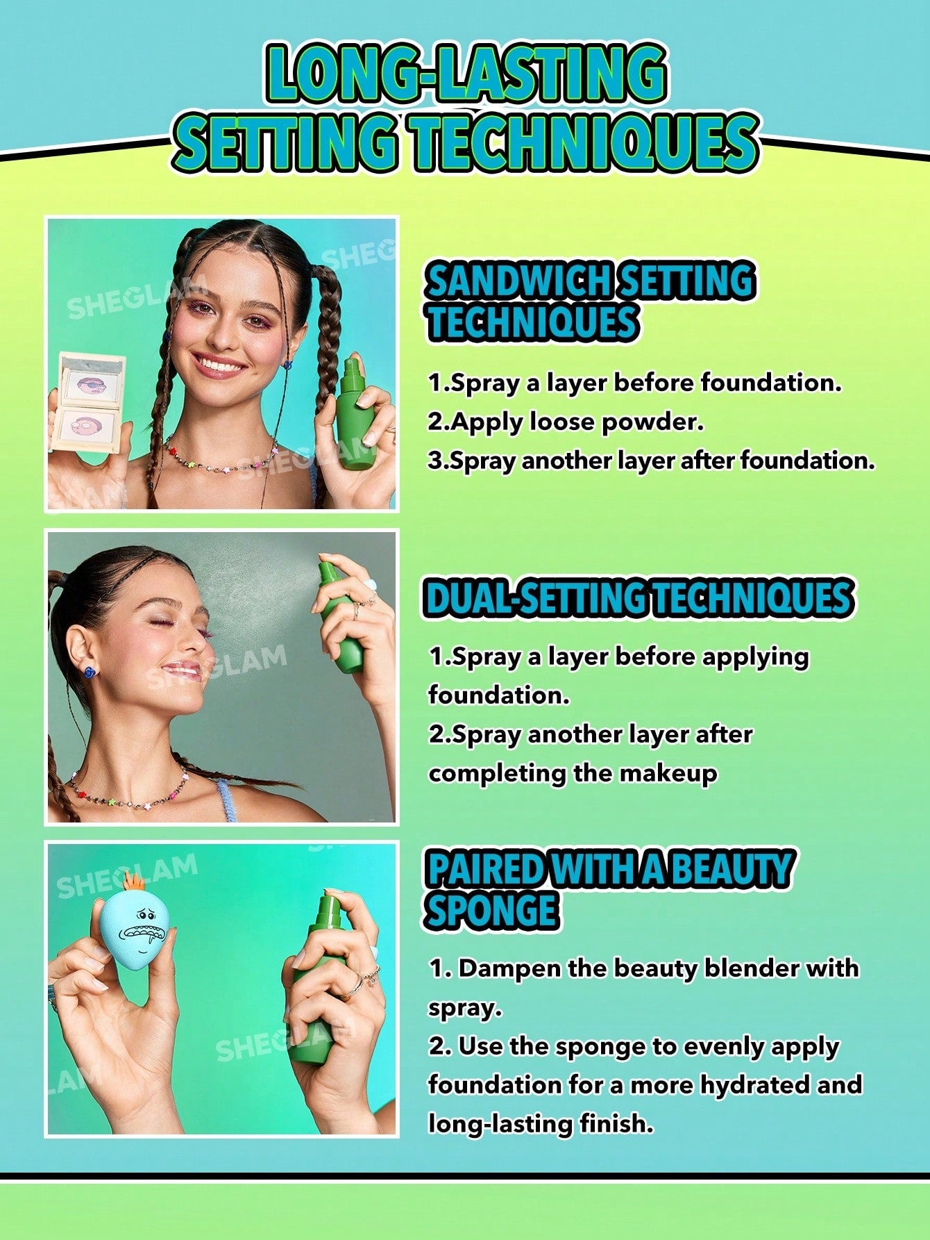 Sheglam Rick and Morty X Pickle Rick Setting Spray - Pepino Fijador de Maquillaje