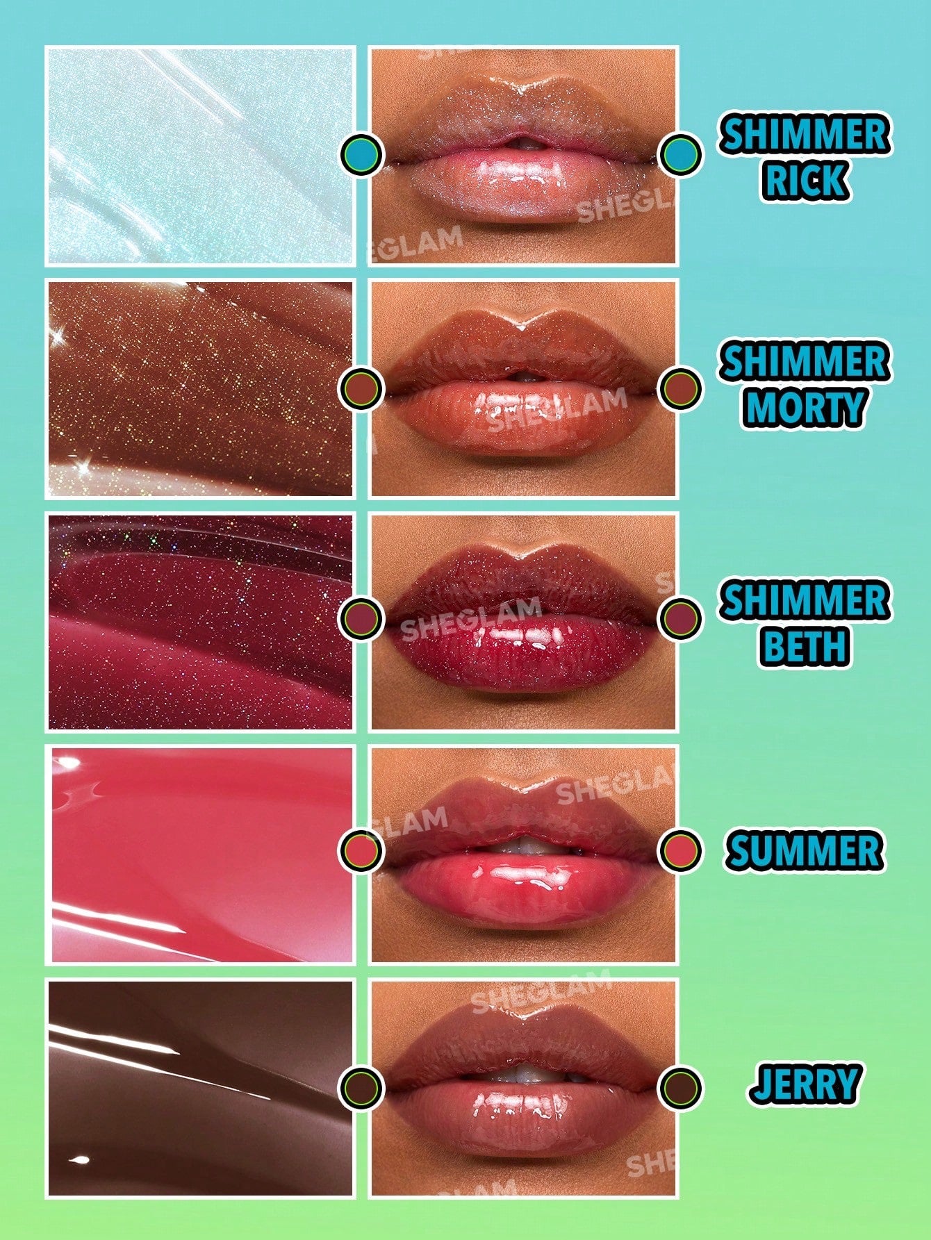 Sheglam Rick and Morty x Family Counseling Lip Gloss