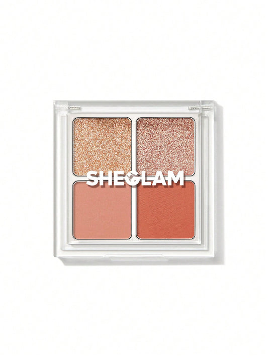 Sheglam Cosmic Crystal Eyeshadow Quad - Sombras para Ojos