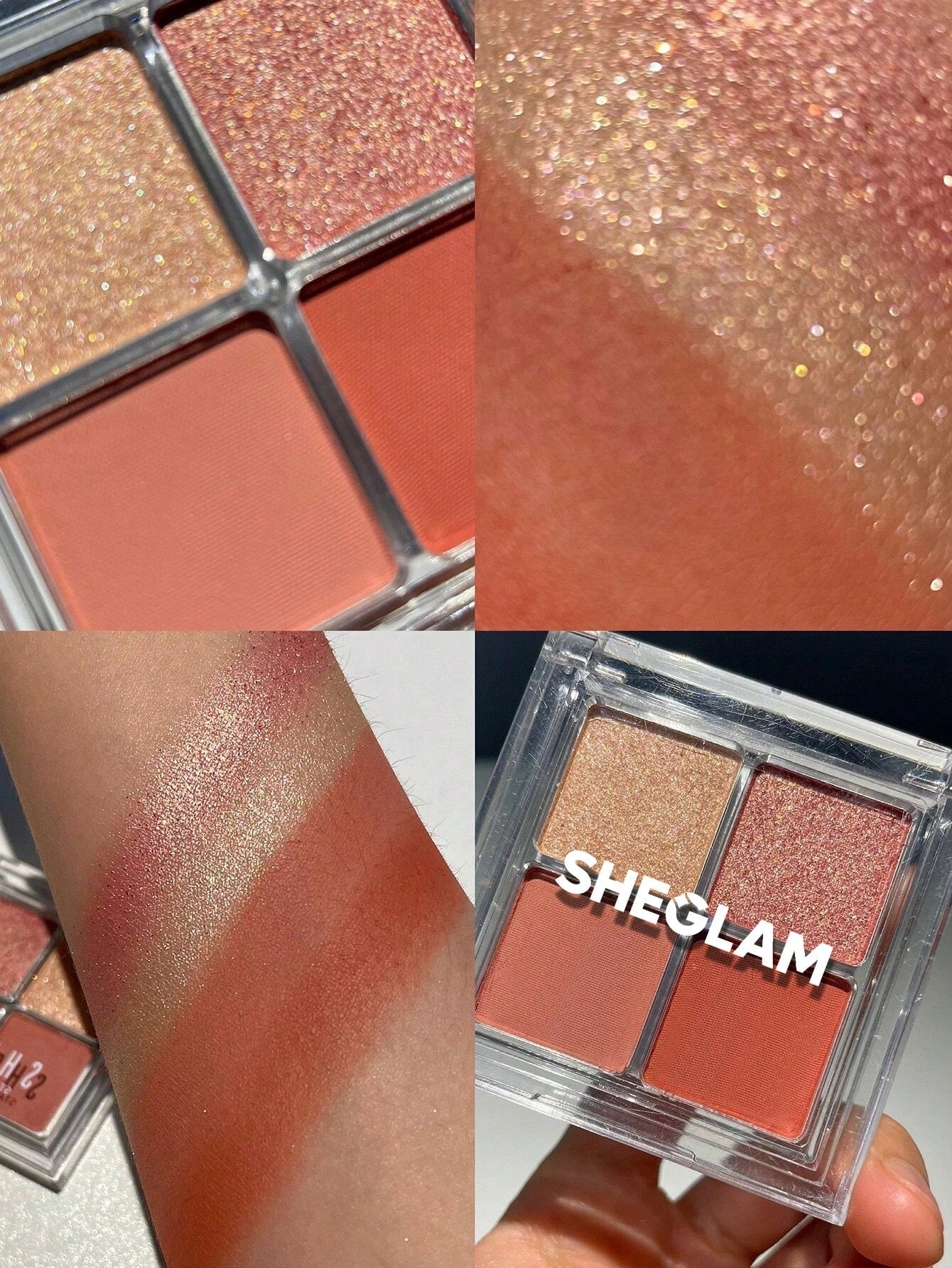 Sheglam Cosmic Crystal Eyeshadow Quad - Sombras para Ojos