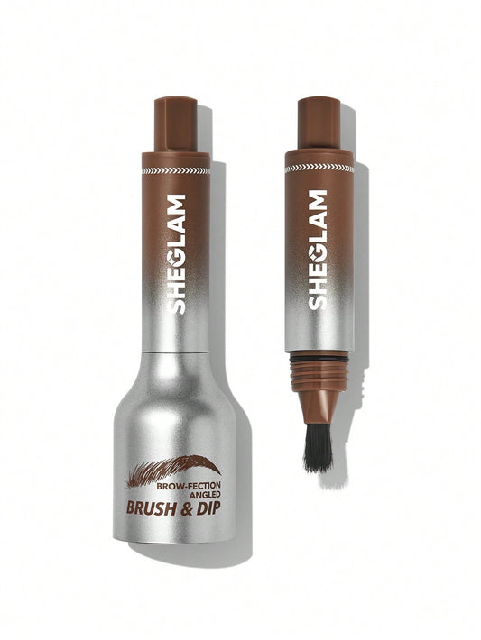 Sheglam Brow-Fection Angled Brush & Dip - Cejas