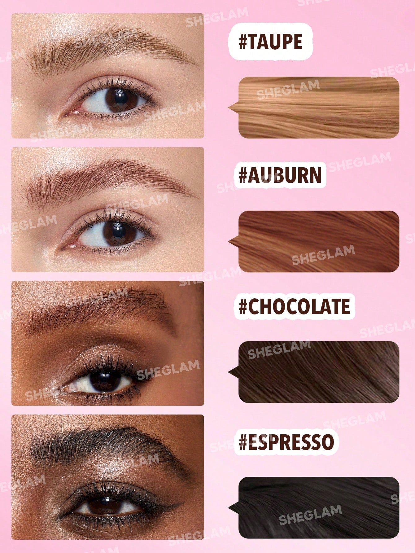 Sheglam Brow-Fection Angled Brush & Dip - Cejas