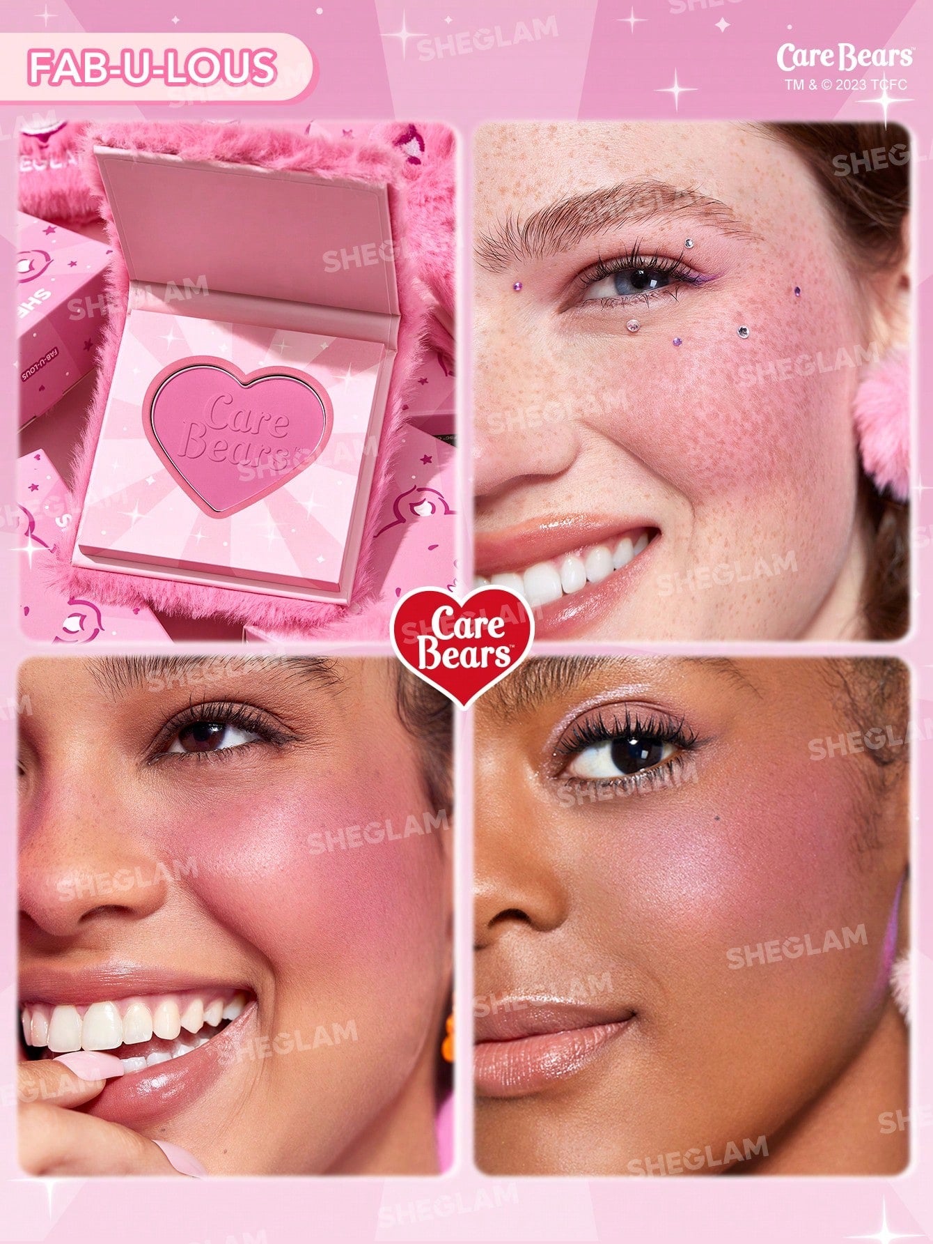 Care Bears x SHEGLAM Cuddle Time Blush - Rubor Ositos