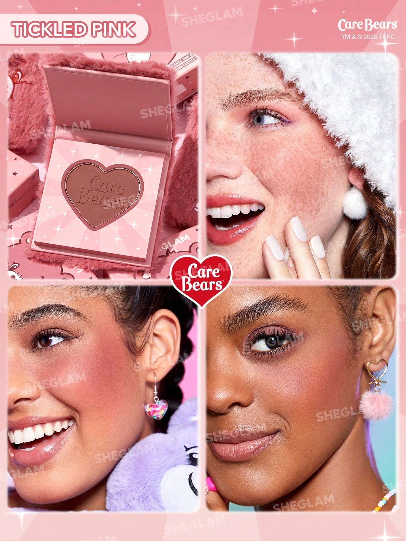 Care Bears x SHEGLAM Cuddle Time Blush - Rubor Ositos
