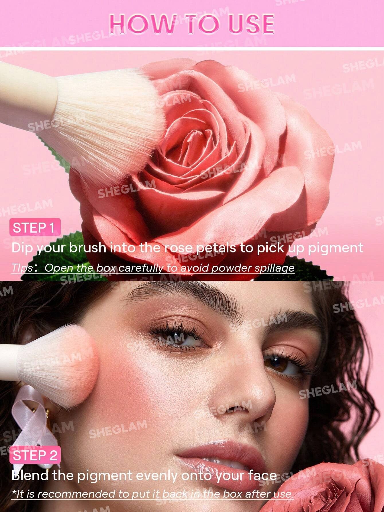 Sheglam Pink ribbon Rose Blush