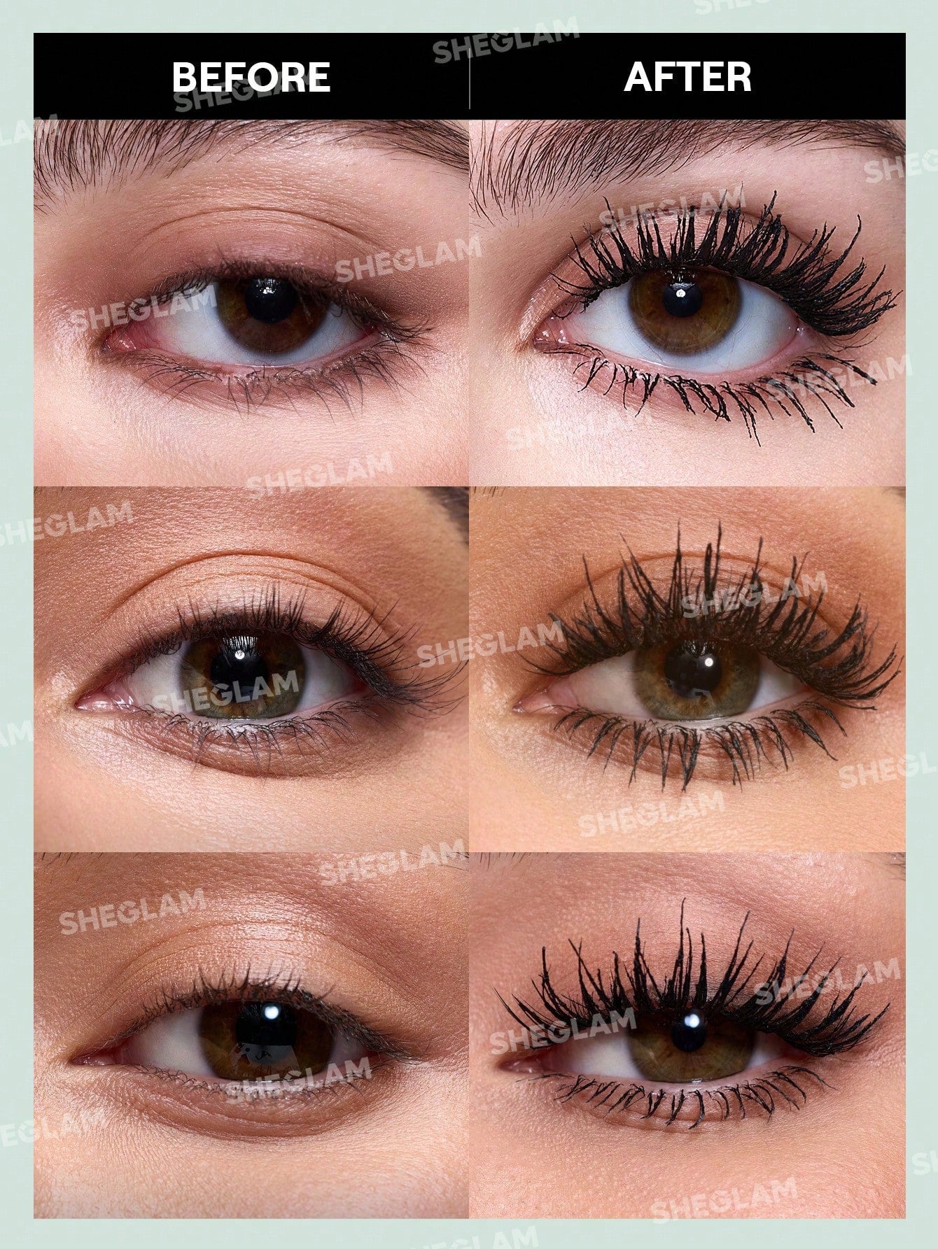 Sheglam Máscara 2 en 1 – Volumen y Longitud