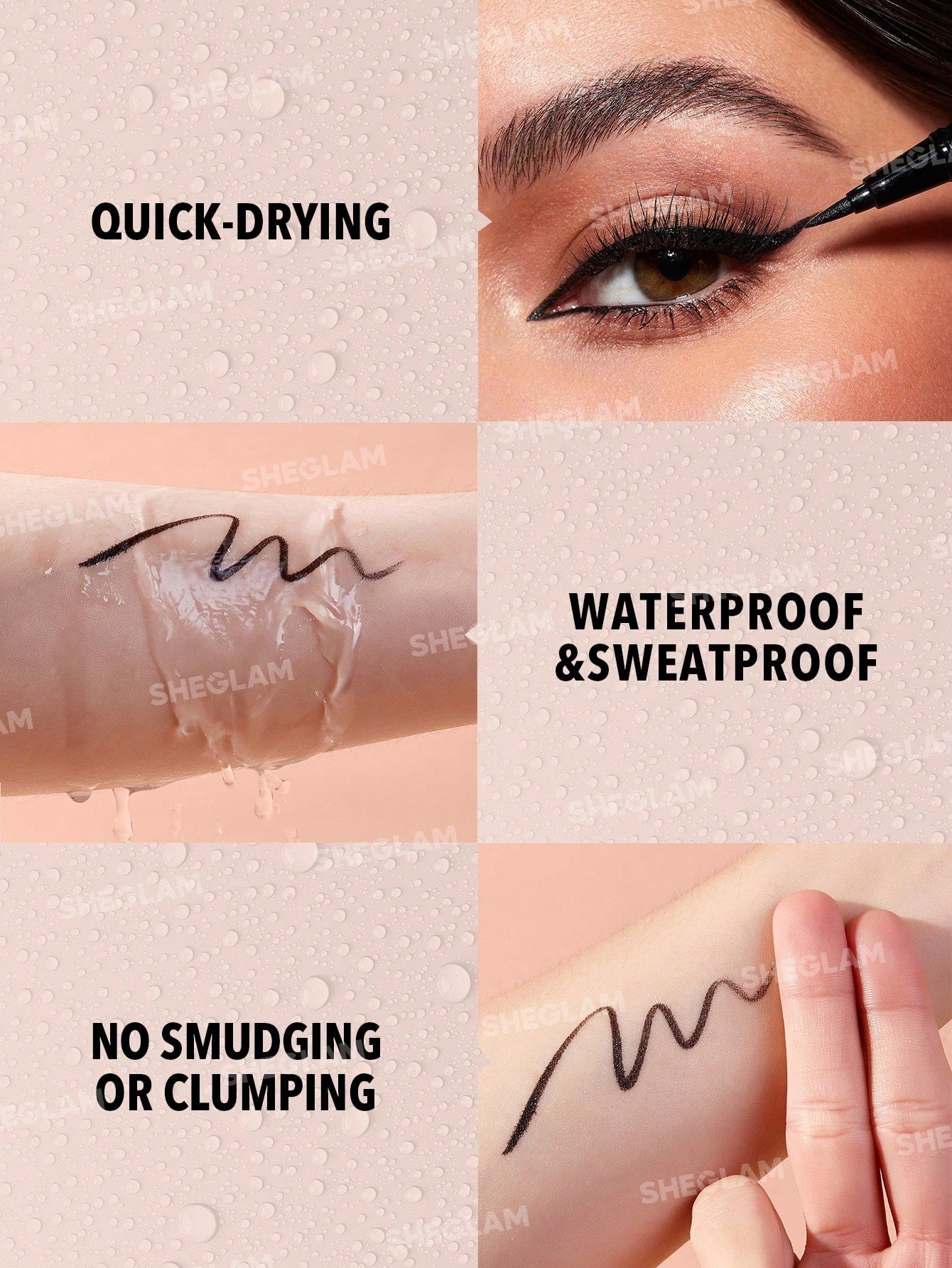 Sheglam Uninterrupted Waterproof Liquid Eyeliner - Delineador