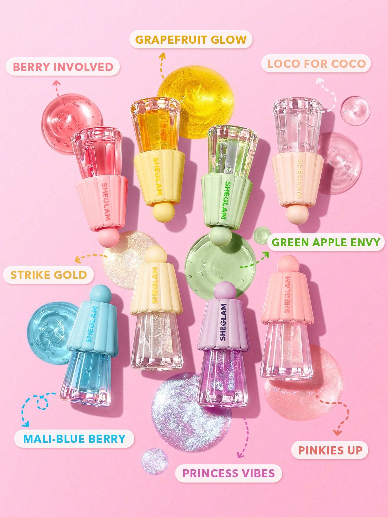 Sheglam Jelly Wow Hydrating Lip Oil - Brillo Labial