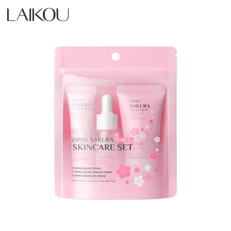Sakura Laikou Serum Set x3 – Coreano Hidratación, firmeza y luminosidad