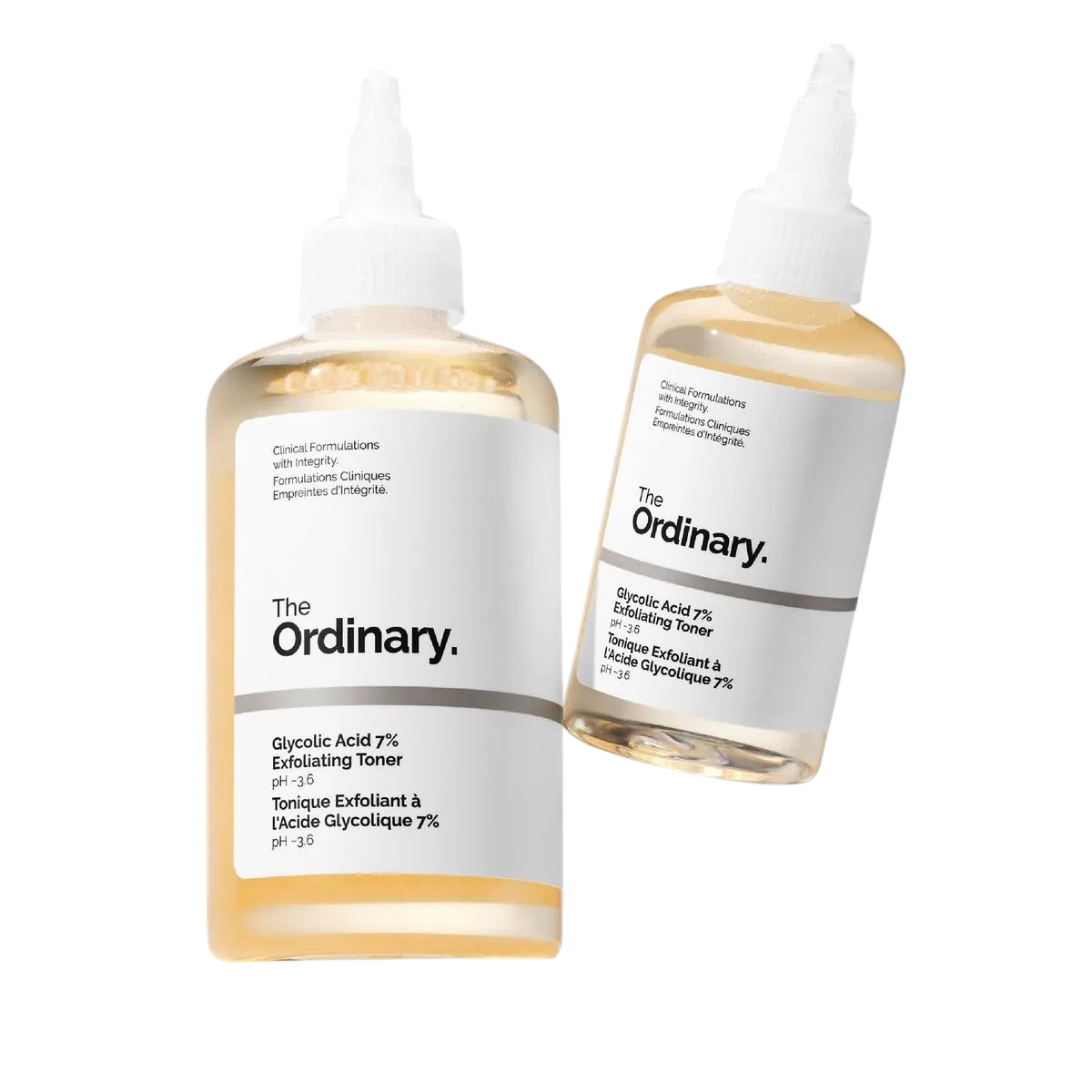 The Ordinary Set x2 Ácido Glicólico 240ml + 100ml