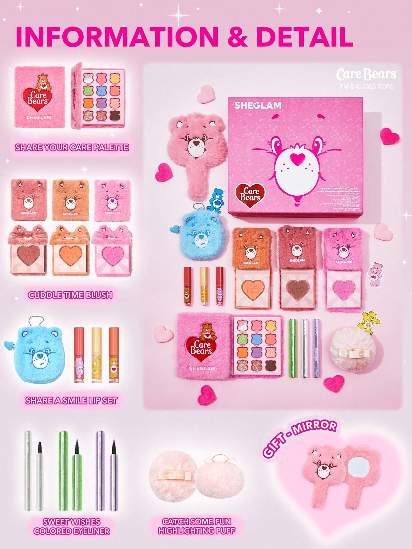 Care Bears™ x SHEGLAM Collection Set - Set Ositos