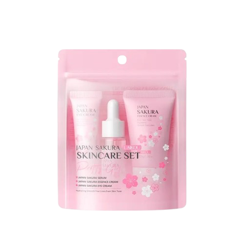Sakura Laikou Serum Set x3 – Coreano Hidratación, firmeza y luminosidad